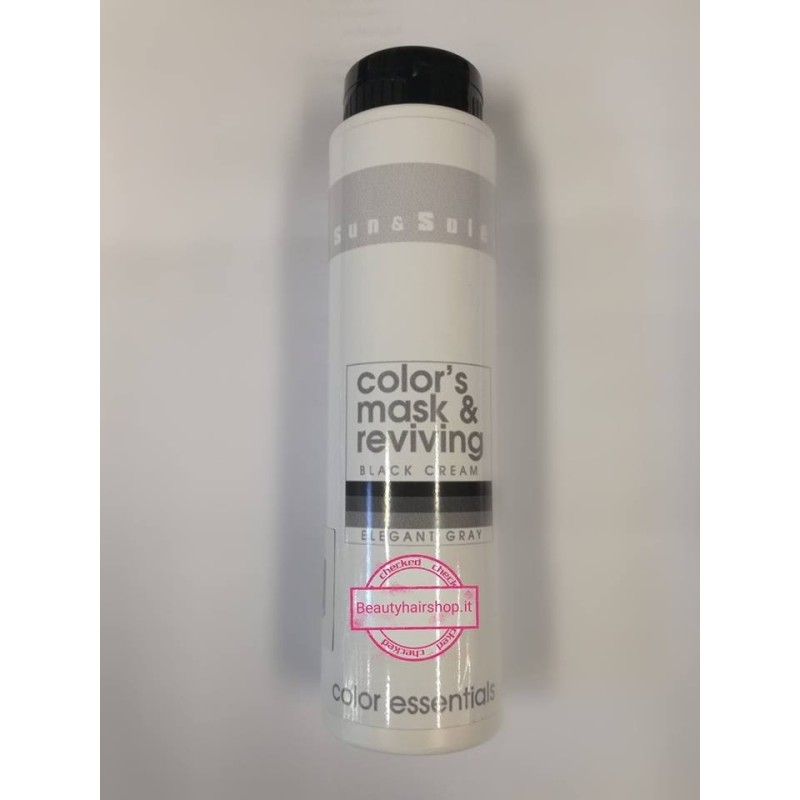 SUN&SUN' COLOR MASK BLACK CREAM 250ML