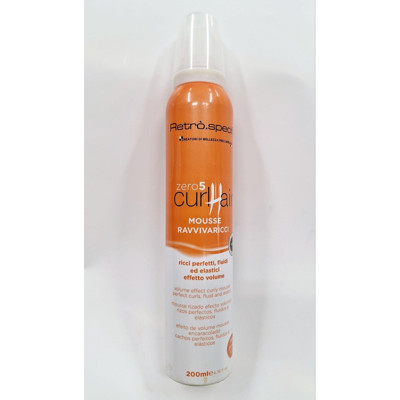 Retrò.specific Zero5 Curl Hair Mousse Ravviva Ricci