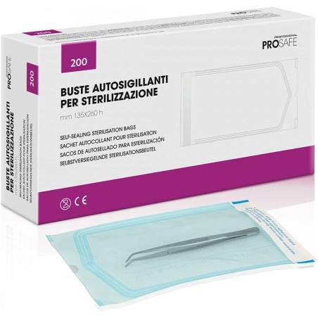 Prosafe Buste Autosigillanti Per Sterilizzazione 135x260mm 200pz